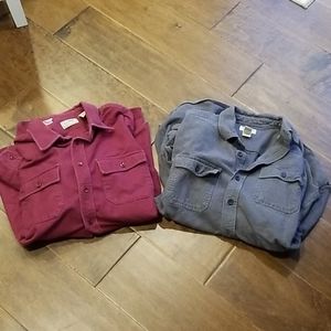 2 for 1! LL Bean Chamois Cloth Shirt